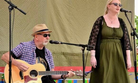 Kirsty and Daz at Day of Lincolnshire Folk
