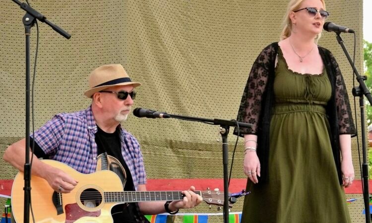 Kirsty and Daz at Day of Lincolnshire Folk